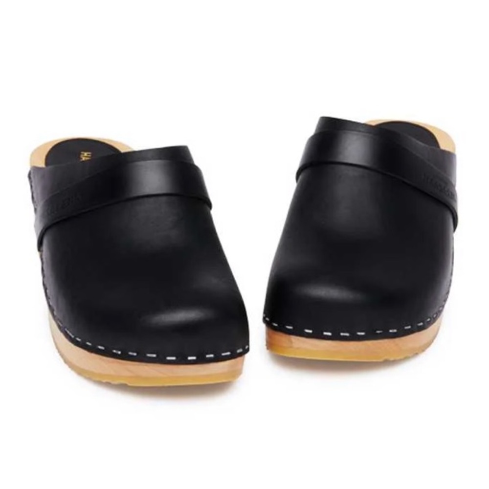 Swedish Hasbeens Husband NWT Black Classic Clog SJP’s Favorite🌈 - Picture 4 of 17